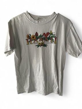 Anvil White T-Shirt with Blue Logo